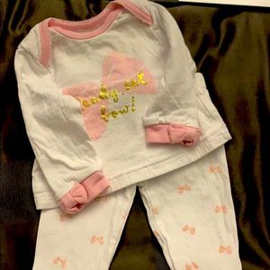 Kate Spade “ready,set,bow!” Infant outfit